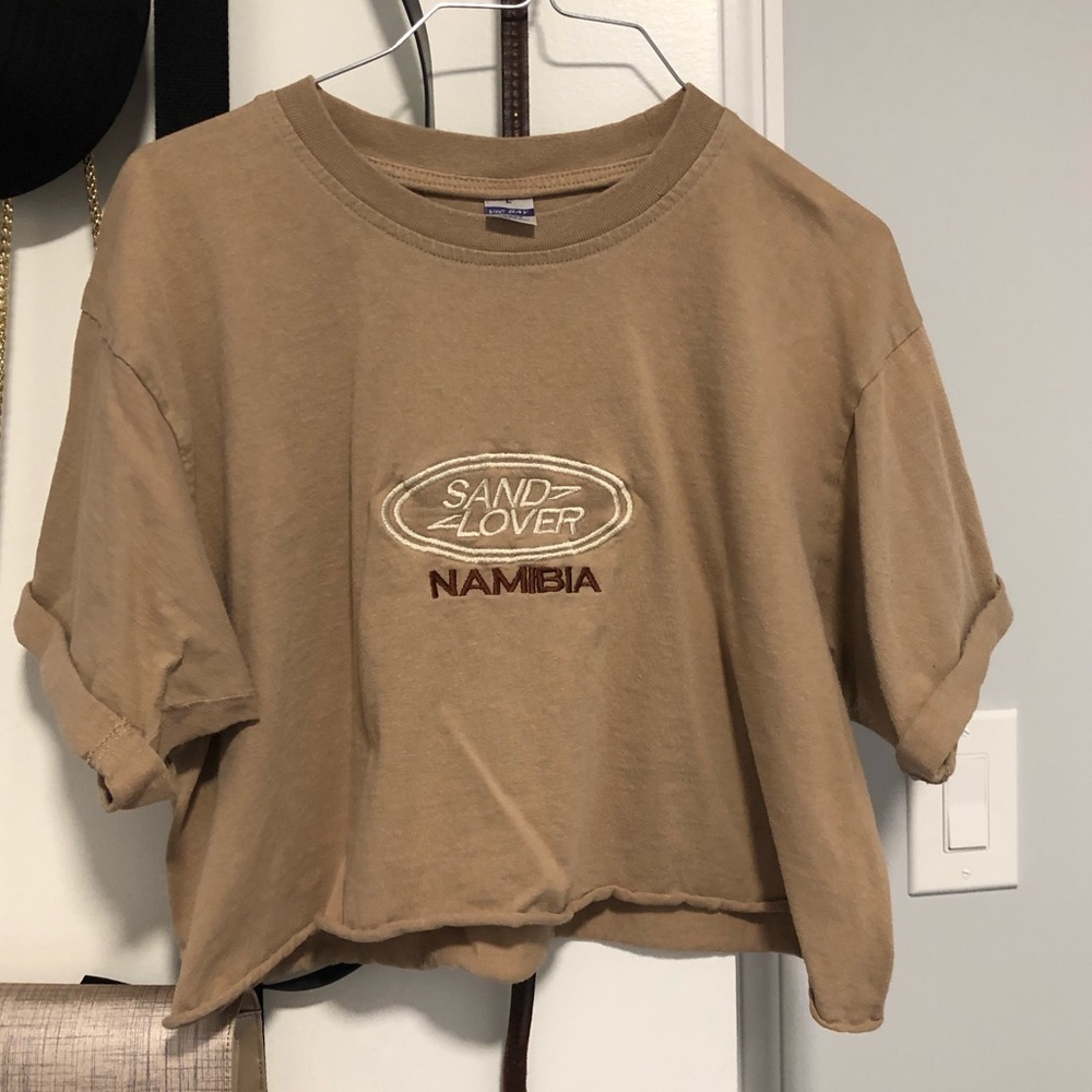 Down to Earth Sand Lover Namibia crop top